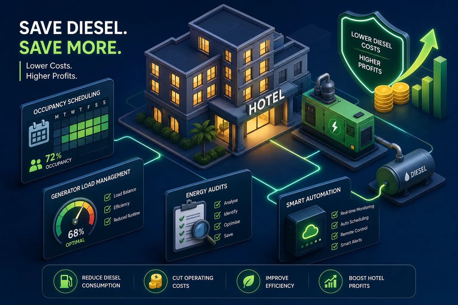 How to Maximize Hotel Diesel Savings in Nigeria