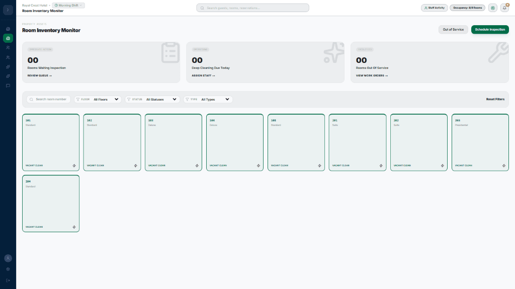 Room Inventory Monitor